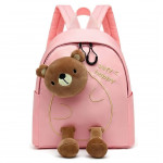 Dětský batoh Medvídek růžový