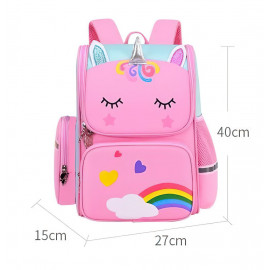 Školní aktovka Jednorožec růžový