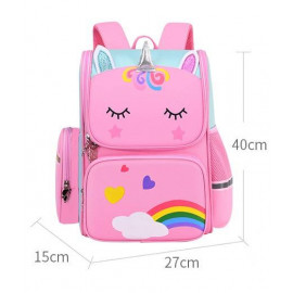 Školní aktovka Jednorožec růžový