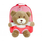 Dětský batoh s plyšákem Méďa růžový