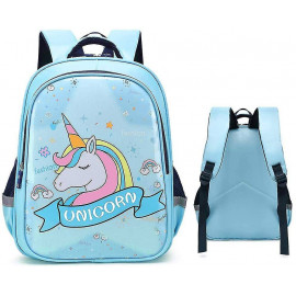Školní batoh Unicorn modrý