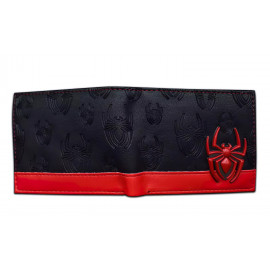 Peněženka Spiderman s 3D kovovým znakem Embossed