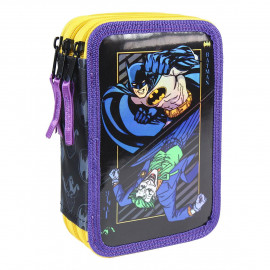 Školní penál třípatrový s náplní Batman