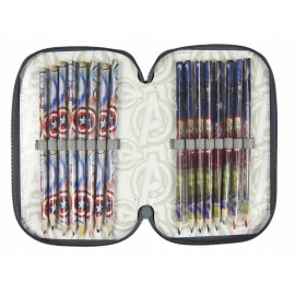 Školní penál třípatrový s náplní Avengers