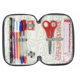 Školní penál třípatrový s náplní Avengers