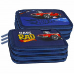 Školní penál třípatrový s náplní HOT WHEELS Školní penál třípatrový s náplní HOT WHEELS