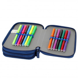 Školní penál třípatrový s náplní NASA KOSMOS