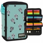 Školní penál třípatrový s náplní Back