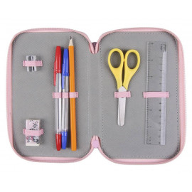 Školní penál třípatrový s náplní Minnie Mouse