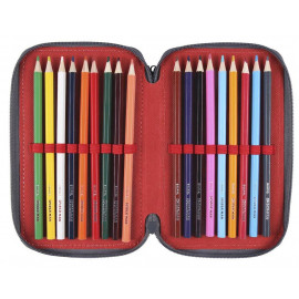 Školní penál třípatrový s náplní Spiderman