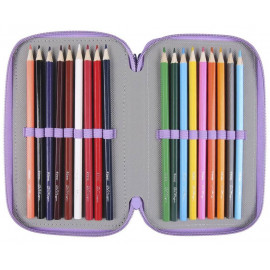 Školní penál třípatrový s náplní Frozen