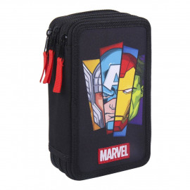 Školní penál třípatrový s náplní Avengers Marvel