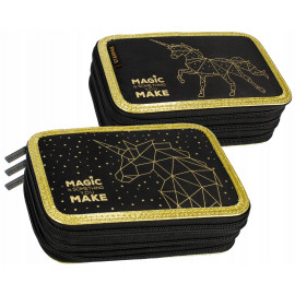 Školní penál třípatrový s náplní Magic Unicorn Školní penál třípatrový s náplní Magic Unicorn
