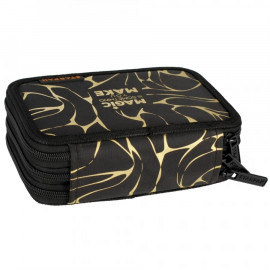 Školní penál třípatrový s náplní Magic