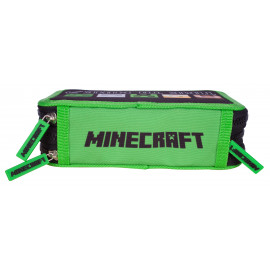 Školní penál třípatrový Minecraft Time to mine