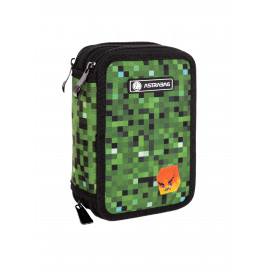 Školní penál třípatrový s náplní Minecraft Pixel One