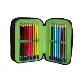 Školní penál třípatrový s náplní Minecraft Pixel One