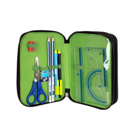 Školní penál třípatrový s náplní Minecraft Pixel One