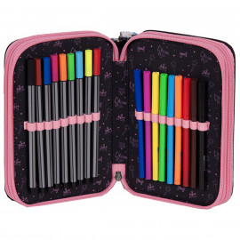 Školní penál třípatrový s náplní Unicorn Dream