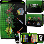 Školní penál rozkládací s náplní Minecraft Start Game