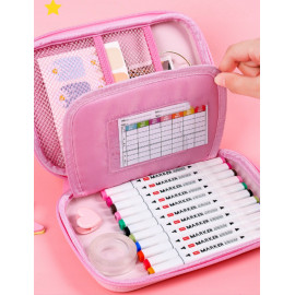 Školní penál Jednorožec a hvězdy 3D