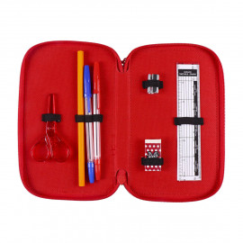 Školní penál třípatrový s náplní Myška Minnie  Školní penál třípatrový s náplní Myška Minnie