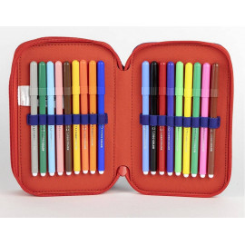 Školní penál třípatrový s náplní Sonic Prime