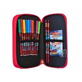 Školní dvoupatrový penál Dusty s náplní