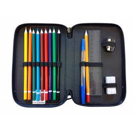 Školní penál dvoupatrový s náplní My world Školní penál dvoupatrový s náplní My world