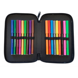 Školní penál dvoupatrový s náplní My world Školní penál dvoupatrový s náplní My world