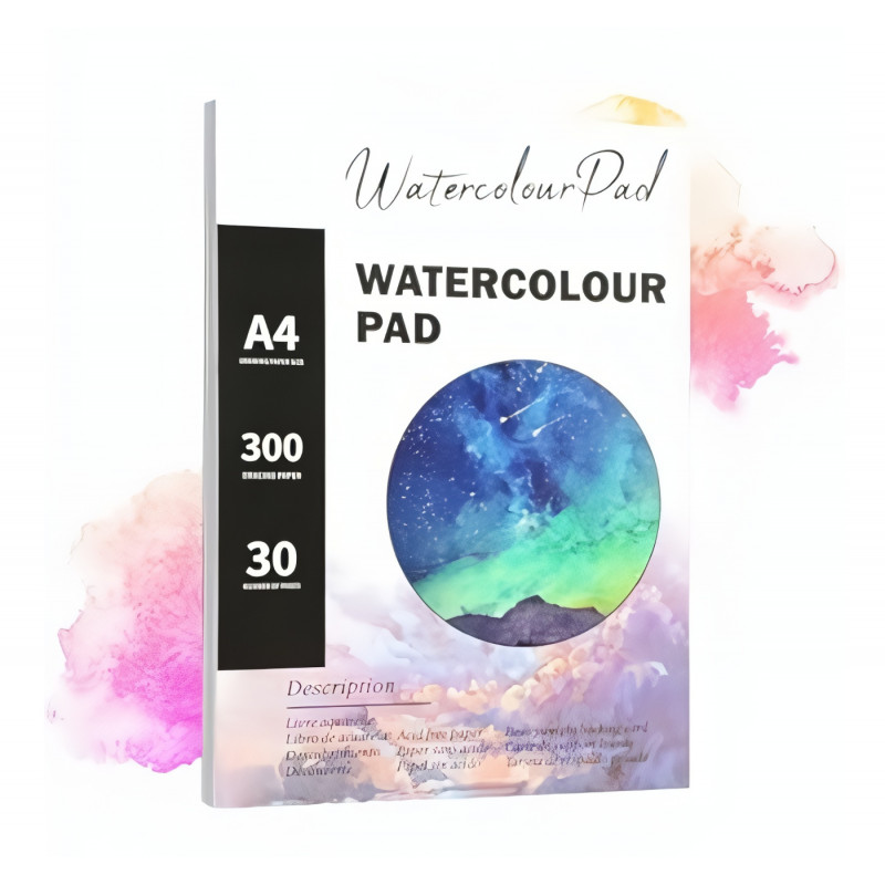 Malířský akvarelový blok Aqua - 180g 24 listů A4