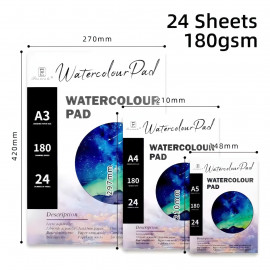 Malířský akvarelový blok Aqua - 180g 24 listů A3