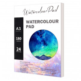 Malířský akvarelový blok Aqua - 180g 24 listů A3