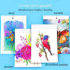 Malířský akvarelový blok Aqua - 180g 24 listů A3