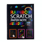 Vyškrabávací blok Scratch art 10 listů C5