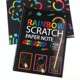 Vyškrabávací blok Scratch art 10 listů C5