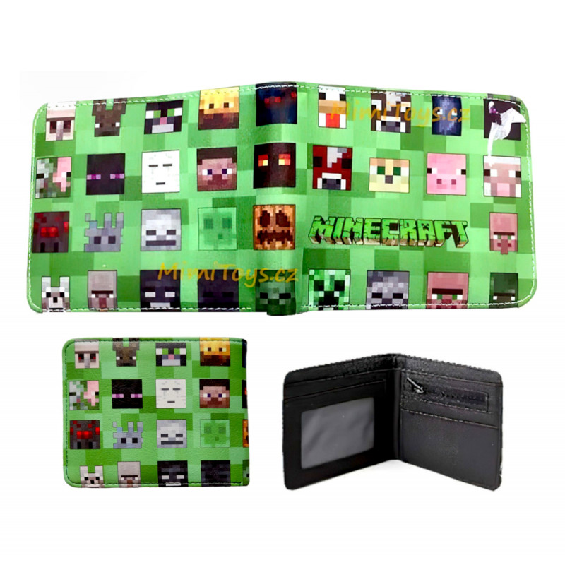 Dětská pěněženka Minecraft Mobs