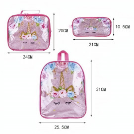 Dětský školní set Unicorn 3v1