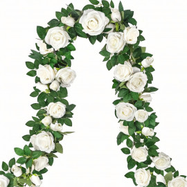 Svatební dekorace Květinový běhoun Rose dream 200cm 2ks