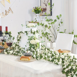 Svatební dekorace Květinový běhoun Sweet deco 250cm 2ks