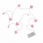 Svatební dekorace Světelný řetěz Rose heart 150cm