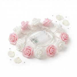 Svatební dekorace Světelný řetěz Soft roses 150cm