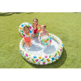 Dětský nafukovací set Hawaii bazén kruh míč 3v1