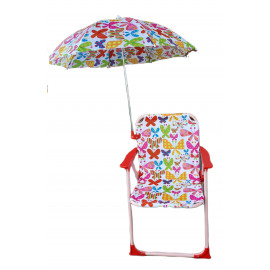 Dětská campingová židlička Motýlci