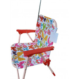 Dětská campingová židlička Motýlci