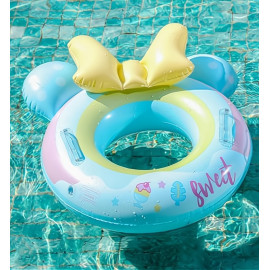 Dětský nafukovací kruh Myšák modrý 50cm s úchyty