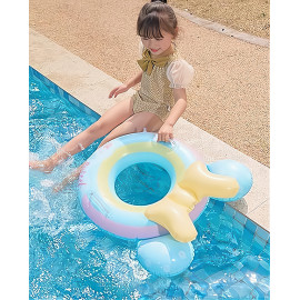 Dětský nafukovací kruh Myšák modrý 50cm s úchyty