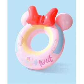 Dětský nafukovací kruh Myška růžový 50cm s úchyty Dětský nafukovací kruh Myška růžový 50cm s úchyty