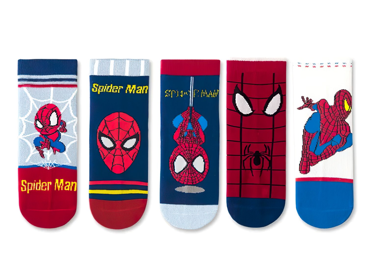 Dětské ponožky Spiderman Superhero 3-5 let 5 párů