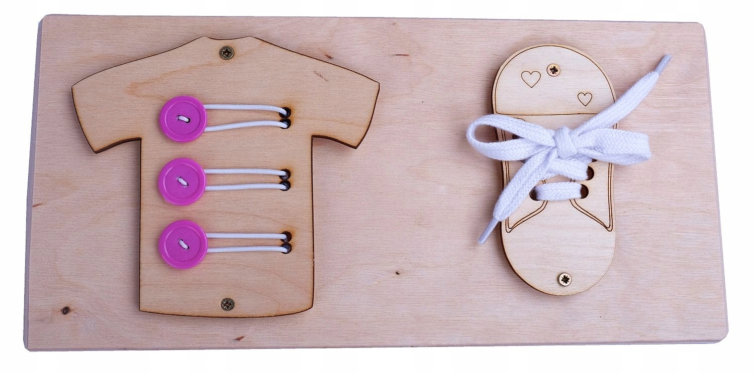Montessori dřevěná tabulka mini - růžová